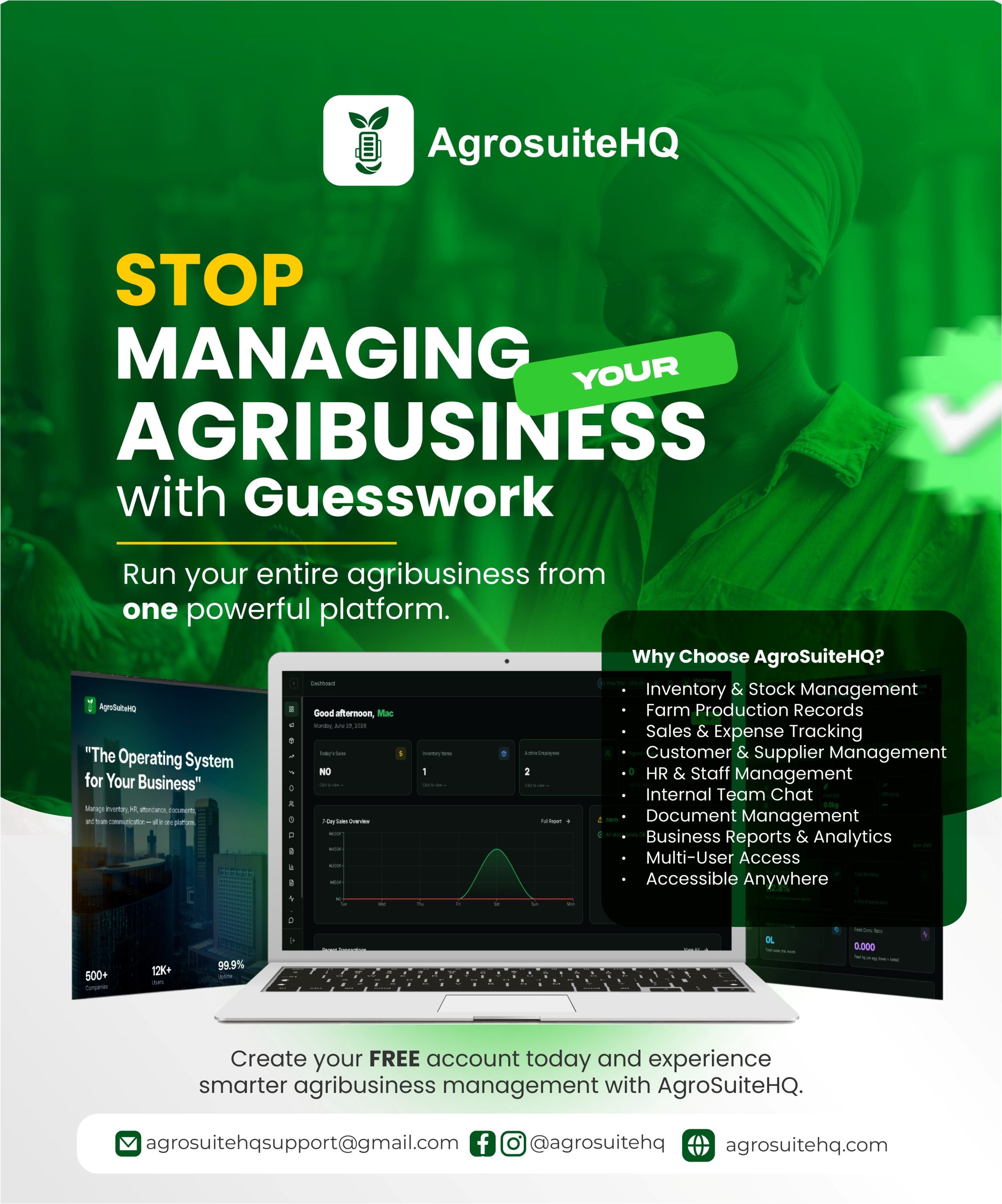 Agribusiness Management Software That Ends Guesswork